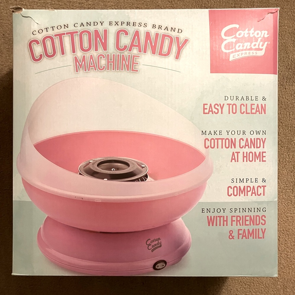 Cotton Candy Express Machine Pink with Compact Design
